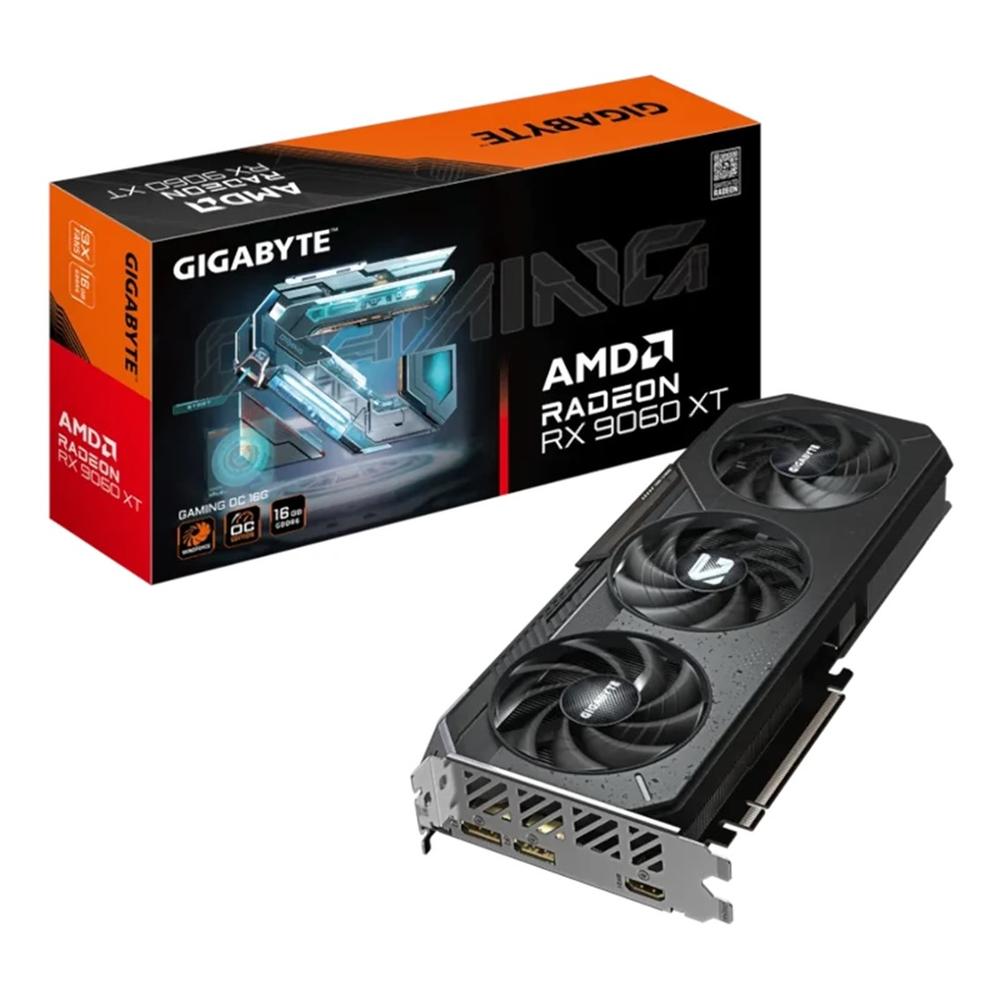 TARJETA GRAFICA GIGABYTE RADEON RX 9060 XT GAMING 8GB GDDR6/ 2X DP/ 1X HDMI PCI EXPRESS 5.0