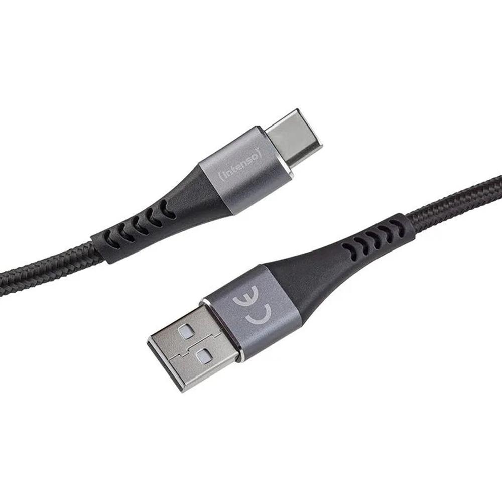 CABLE USB TIPO C A USB TIPO A INTENSO 1.5M/ MACHO-MACHO/ NEGRO