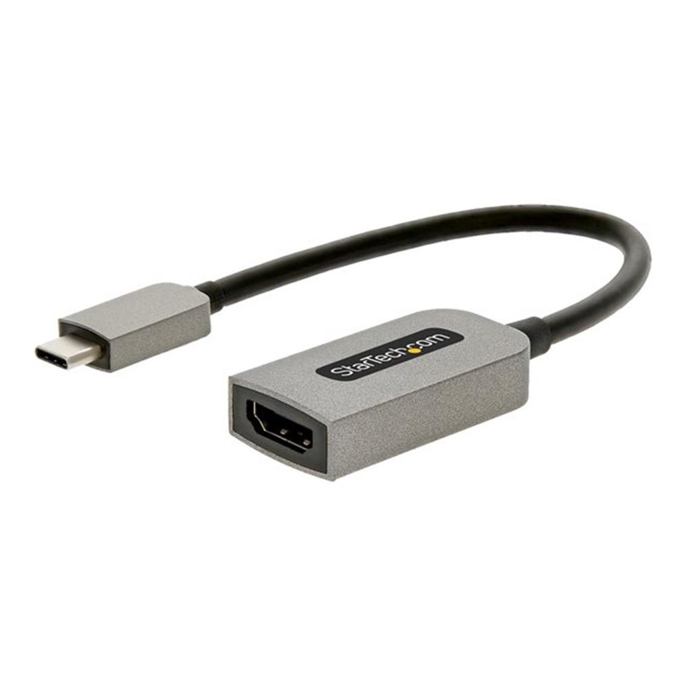 ADAPTADOR USB TIPO C A HDMI 4K UHD STARTECH 13CM / MACHO-HEMBRA / GRIS