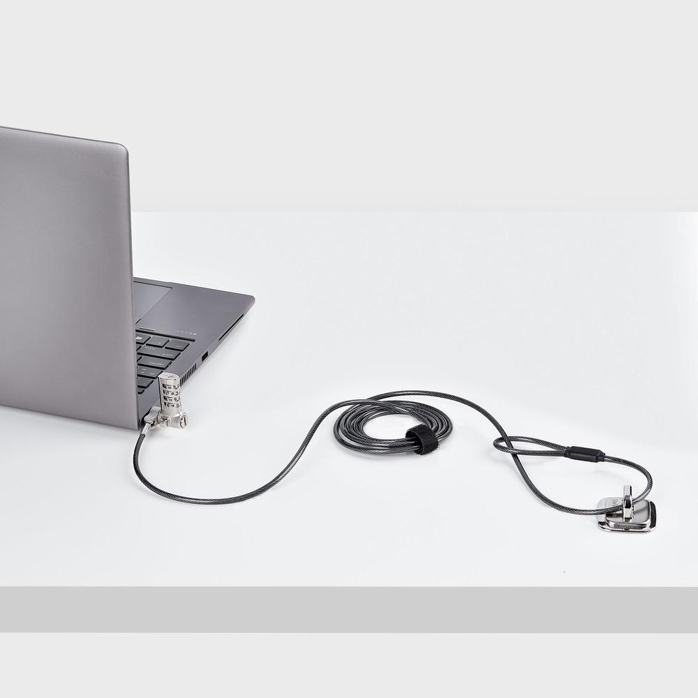 CABLE SEGURIDAD STARTECH COMBINACION PARA PORTATIL 2M