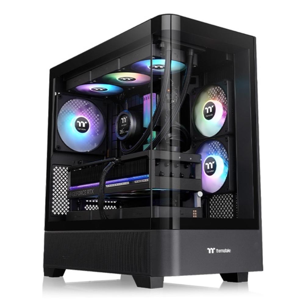 CAJA ORDENADOR GAMING THERMALTAKE VIEW 290 ATX ARGB CRISTAL TEMPLADO NEGRO