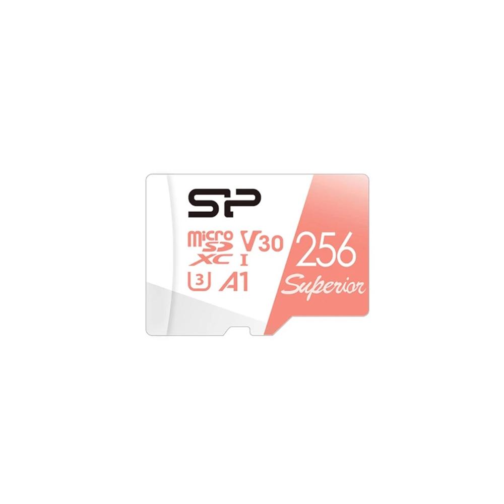 TARJETA MEMORIA MICRO SDXC SILICON POWER SUPERIOR 256GB CLASE 10 UHS-I U3