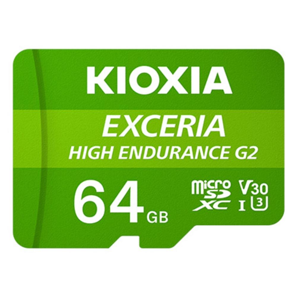 TARJETA MEMORIA MICRO SD KIOXIA 64GB EXCERIA HIGH ENDURANCE G2 UHS-I C10