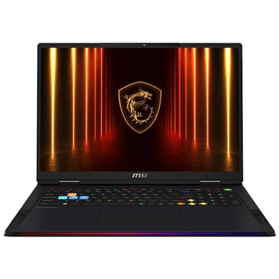 PORTATIL MSI RAIDER 18 HX AI A2XWJG-459ES U9-285HX/ 64GB/ SSD 2TB/ RTX 5090 24GB/ 18" UHD+/ W11H