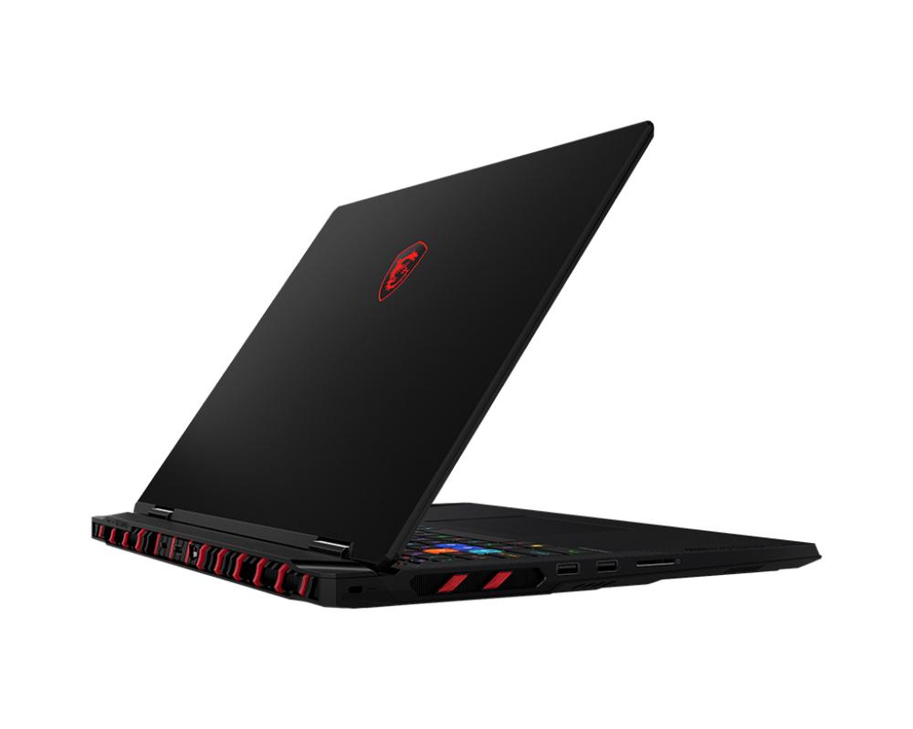 PORTATIL MSI RAIDER 18 HX AI A2XWJG-459ES U9-285HX/ 64GB/ SSD 2TB/ RTX 5090 24GB/ 18" UHD+/ W11H