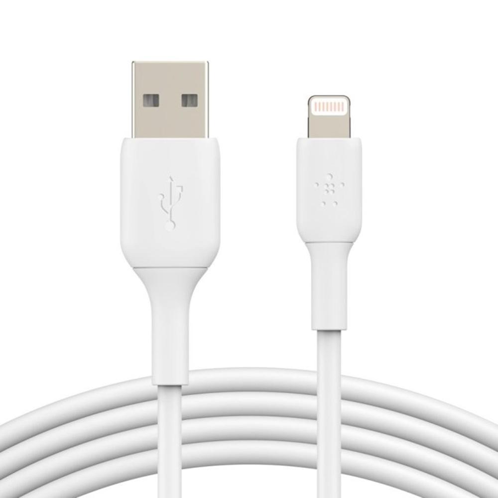 CABLE LIGHTNING A USB TIPO A BELKIN 1M/ MACHO-MACHO/ BLANCO