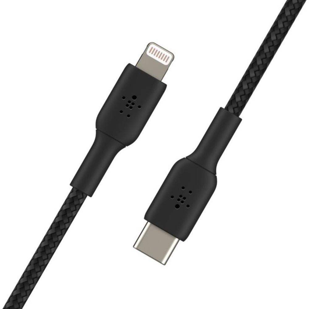 CABLE LIGHTNING A USB TIPO C BELKIN 1M/ MACHO-MACHO/ NEGRO