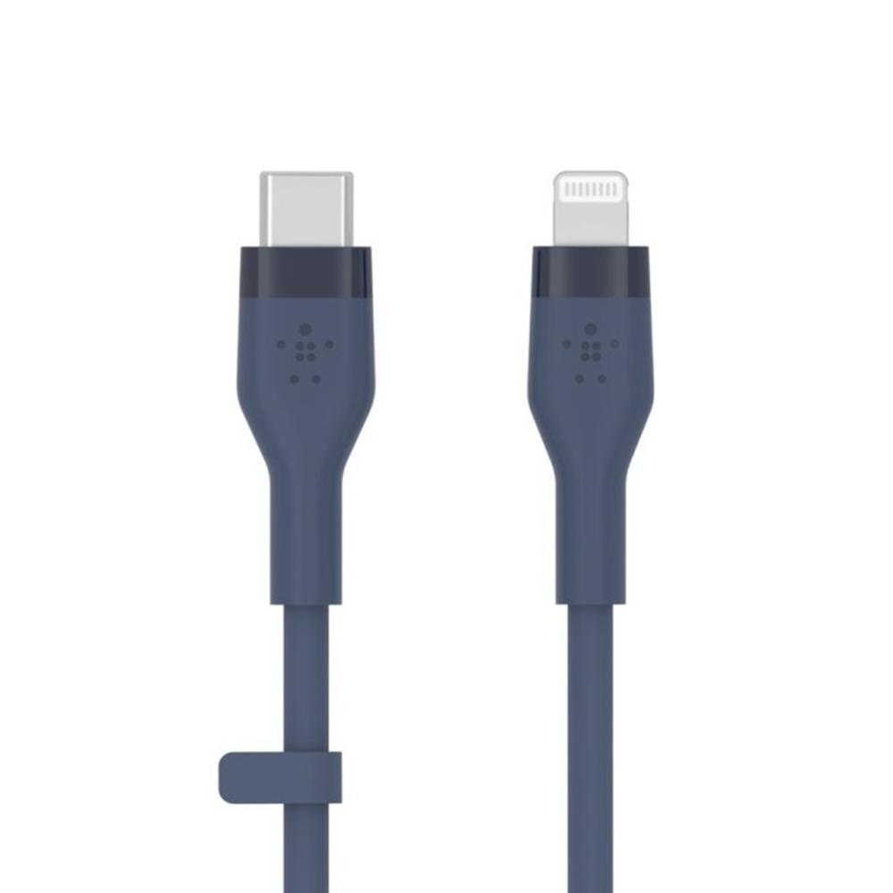 CABLE LIGHTNING A USB TIPO C BELKIN 1M/ MACHO-MACHO/ AZUL