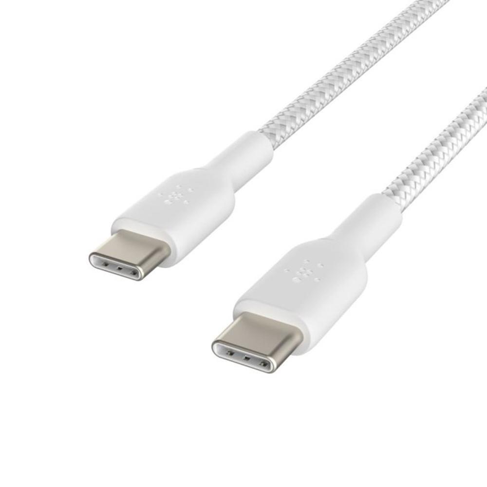 CABLE USB TIPO C BELKIN 1M/ MACHO-MACHO/ BLANCO