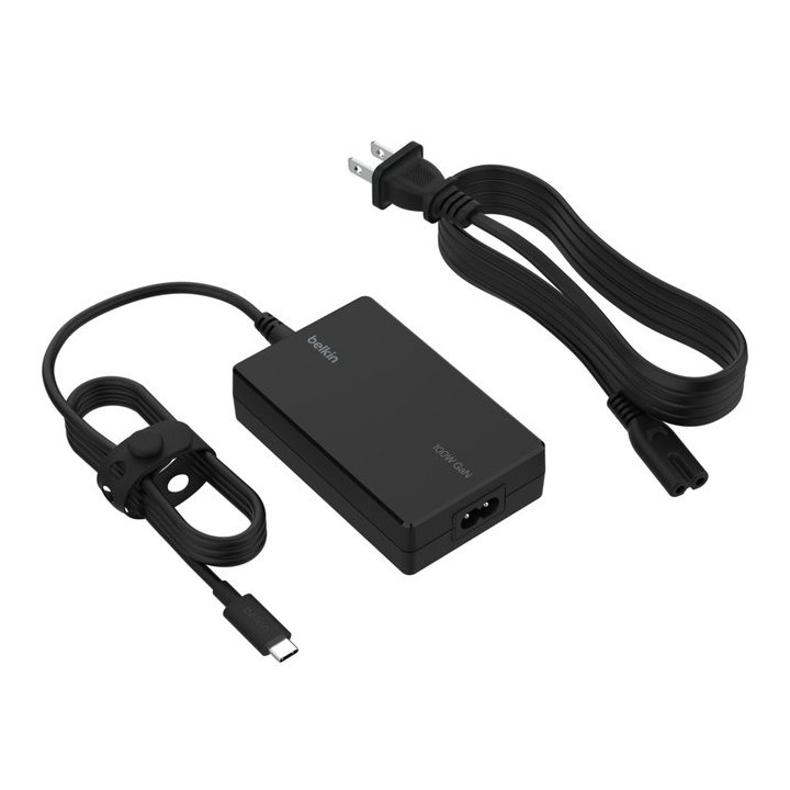 CARGADOR UNIVERSAL DE PORTATIL BELKIN INC016GLBK 100W USB TIPO C