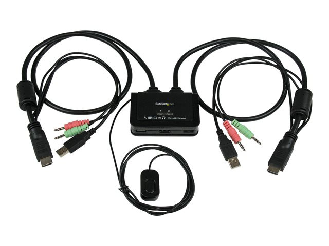 CONMUTADOR KVM STAR TECH 2 USB 2 HDMI SWITCH