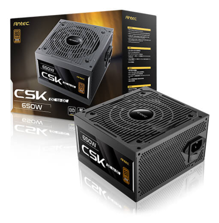 FUENTE ALIMENTACION ANTEC CSK650DC EC GAMING ATX 650W NEGRO
