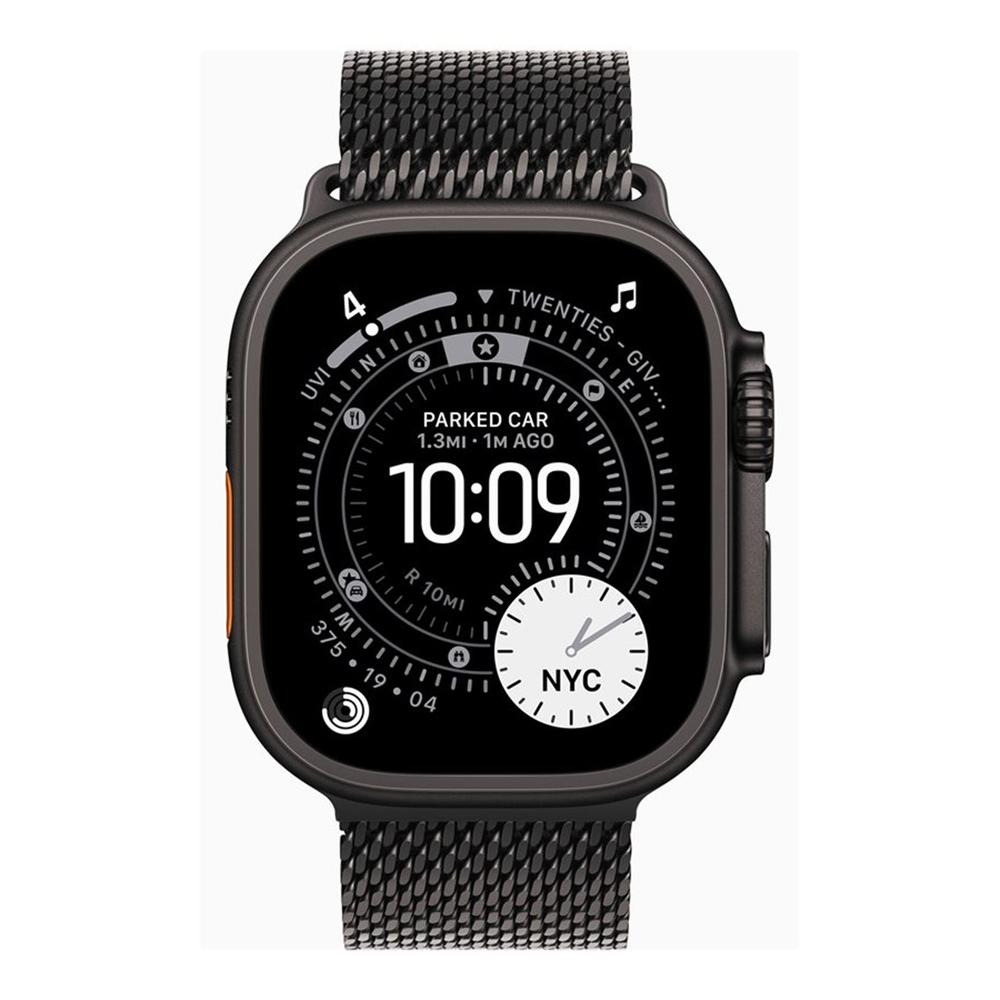 SMARTWATCH APPLE WATCH ULTRA 3 GPS + CELLULAR 49MM BLACK TITANIUM CASE BLACK TITANIUM MILANESE LOOP - L