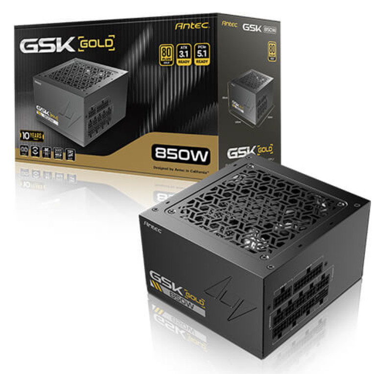 FUENTE ALIMENTACION ANTEC GSK850 V2 EC GAMING ATX 850W