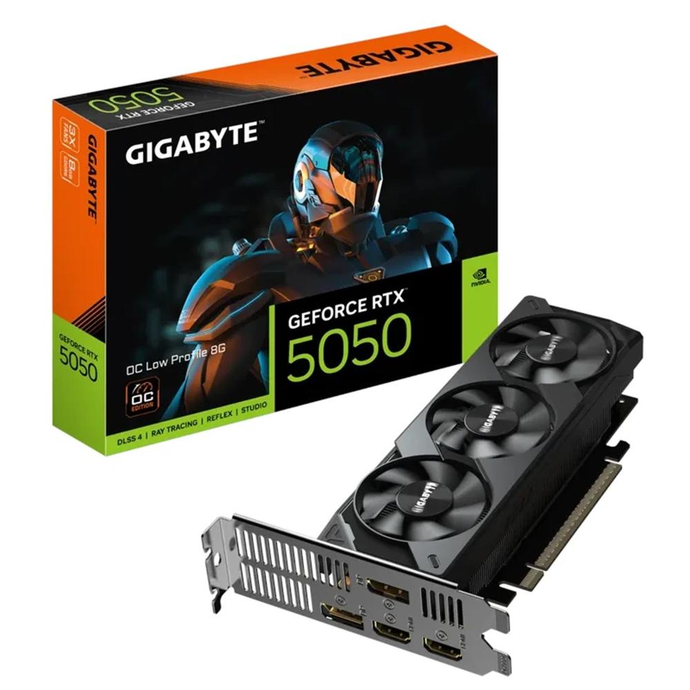 TARJETA GRAFICA GIGABYTE RTX 5050 OC LP 8GB GDDR6/ 2X HDMI/ 2X DP PCI EXPRESS 5.0