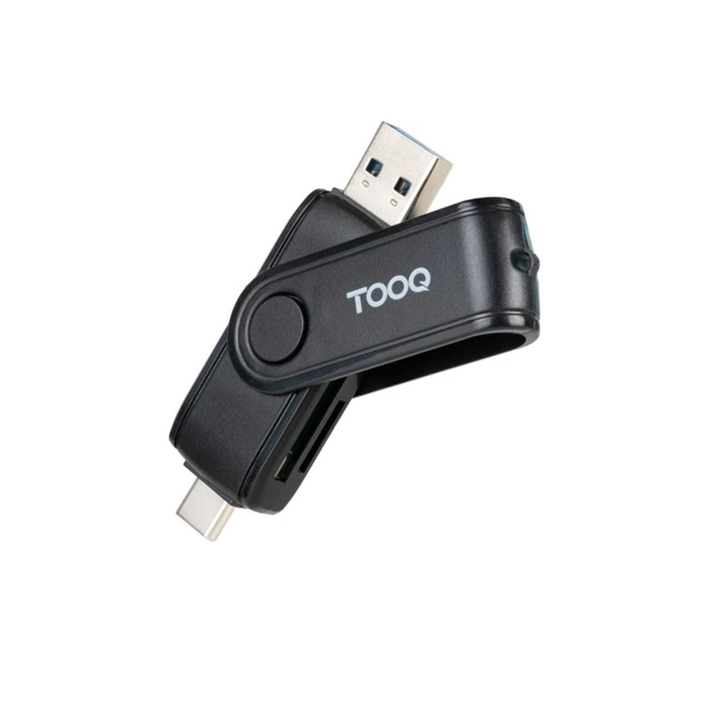 LECTOR DNI USB TIPO C / USB TIPO A TOOQ TQR-3003B