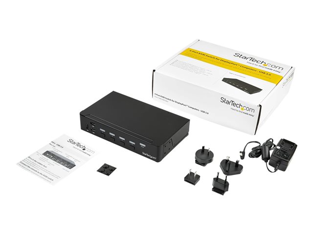 SWITCH DISPLAYPORT STARTECH SV431DPU3A2 4 PUERTOS