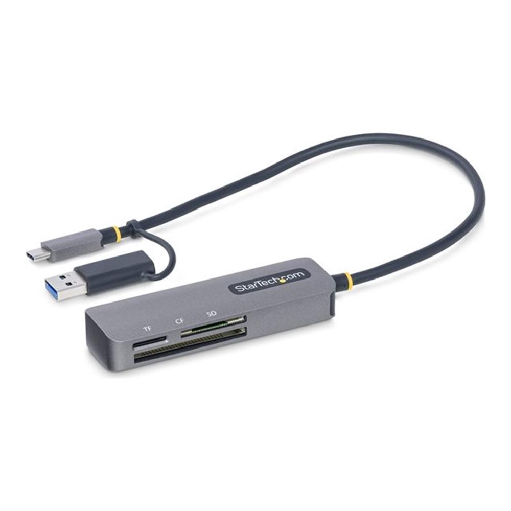 LECTOR DE TARJETAS FLASH USB TIPO A / USB TIPO C STARTECH FCREADMICRO3V2