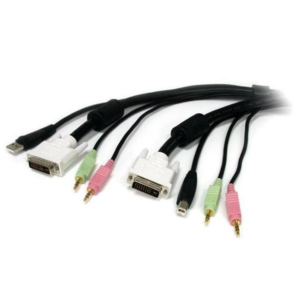 CABLE KVM 4 EN 1 STARTECH 1.8M