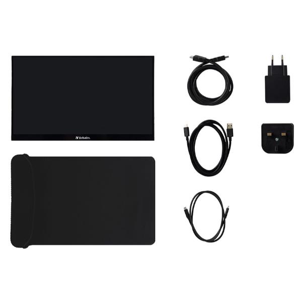 MONITOR LED PORTATIL 14" VERBATIM IPS/ FHD/ HDMI/ USB TIPO C/ 60HZ/ 6MS