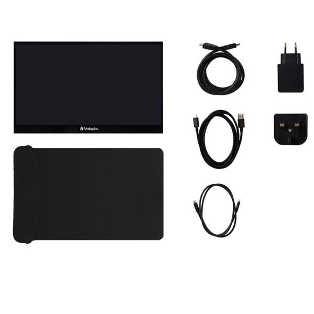 MONITOR LED PORTATIL 17.3" VERBATIM IPS/ FHD/ HDMI/ USB TIPO C/ 30HZ/ 6MS