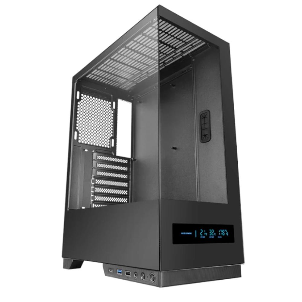 CAJA ORDENADOR MARS GAMING MCPULSAR ATX PANTALLA CRISTAL TEMPLADO NEGRA
