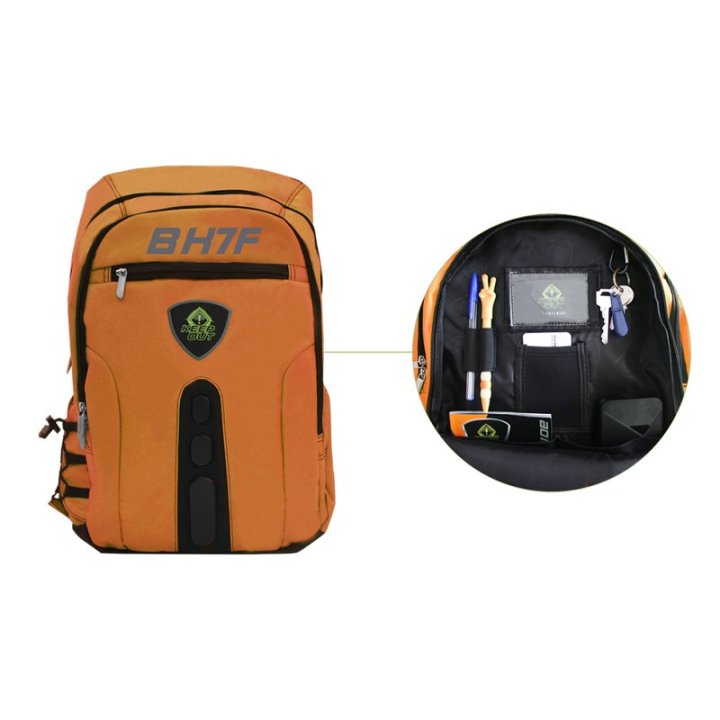 MOCHILA GAMING KEEP OUT BK7 PARA PORTATIL 15.6" NARANJA