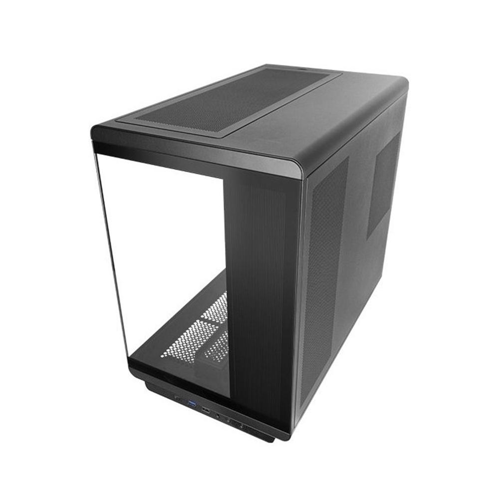 CAJA ORDENADOR MARS GAMING MCREV ATX ARGB CRISTAL TEMPLADO NEGRA
