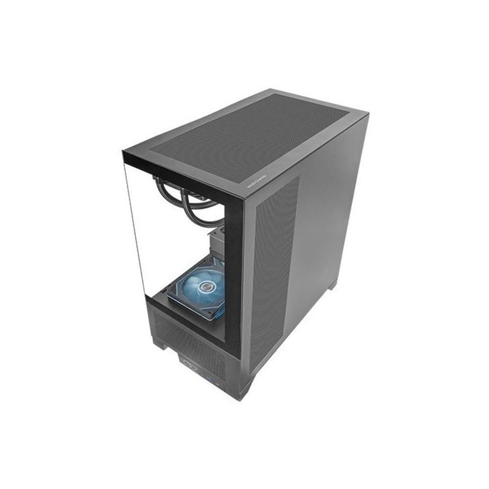 CAJA ORDENADOR MARS GAMING MCLCDX ATX CRISTAL TEMPLADO NEGRO