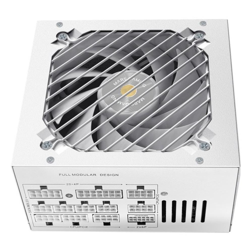FUENTE ALIMENTACION MODULAR MARS GAMING ATX 1000W BLANCA