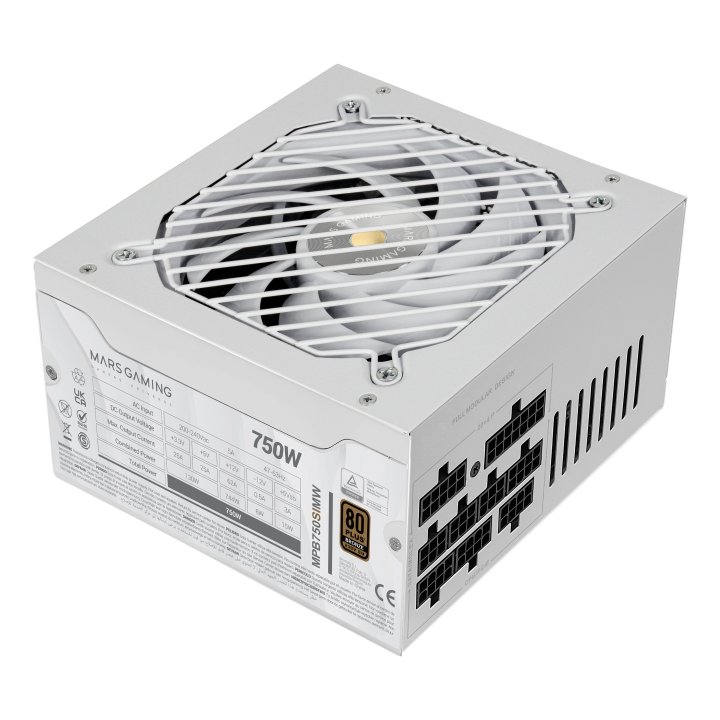 FUENTE ALIMENTACIN MARS GAMING MPB750SIMW ATX 750W BLANCA