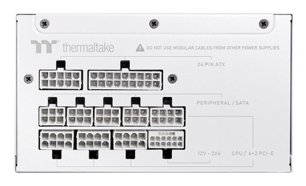 FUENTE ALIMENTACION THERMALTAKE TOUGHPOWER GT GAMING ATX 850W BLANCA