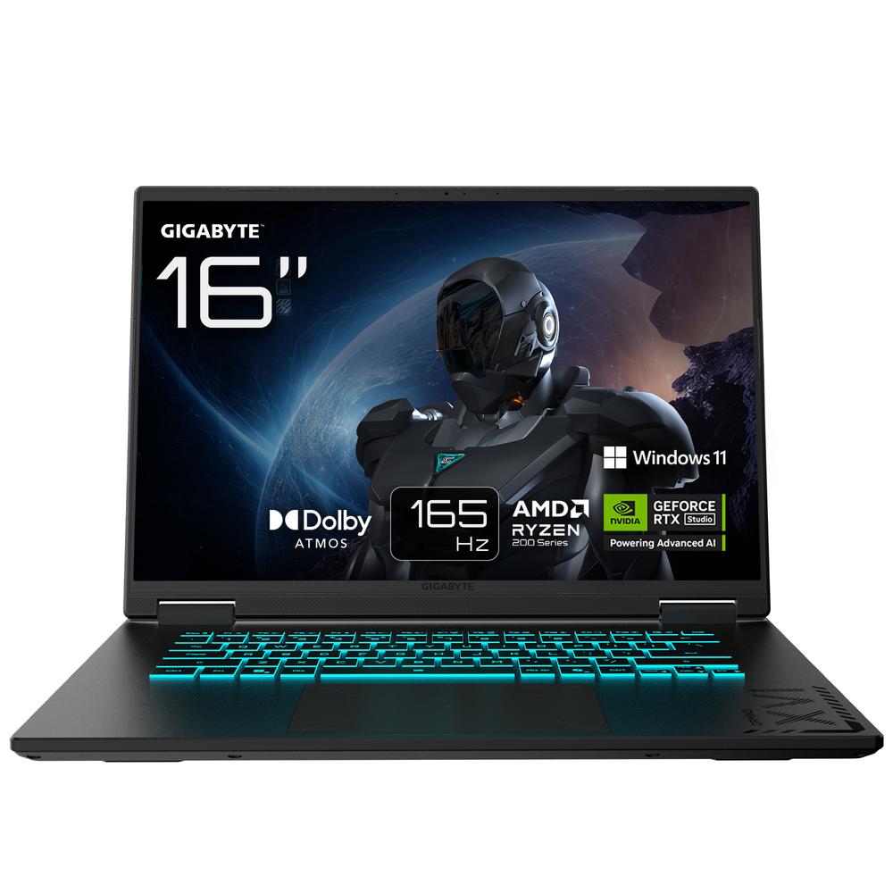 PORTATIL GIGABYTE A16 3VHK3PT864SD R7-260/ 32GB/ SSD 1TB/ RTX 5060 8GB/ 16"WUXGA/ FREEDOS PORTUGUES