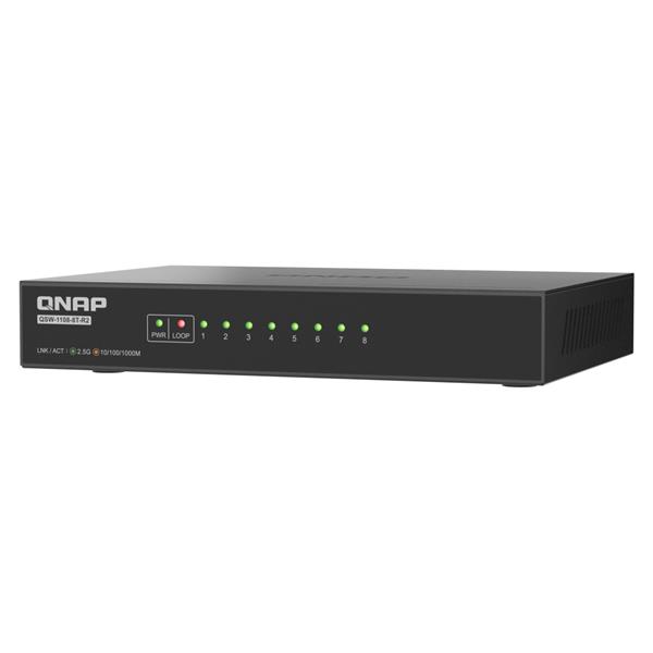 SWITCH QNAP QSW-1108-8T-R2 8 PUERTOS