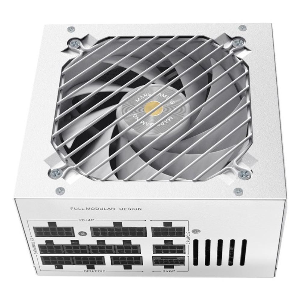 FUENTE ALIMENTACIN MARS GAMING MPB1000SIMW ATX 1000W BLANCA