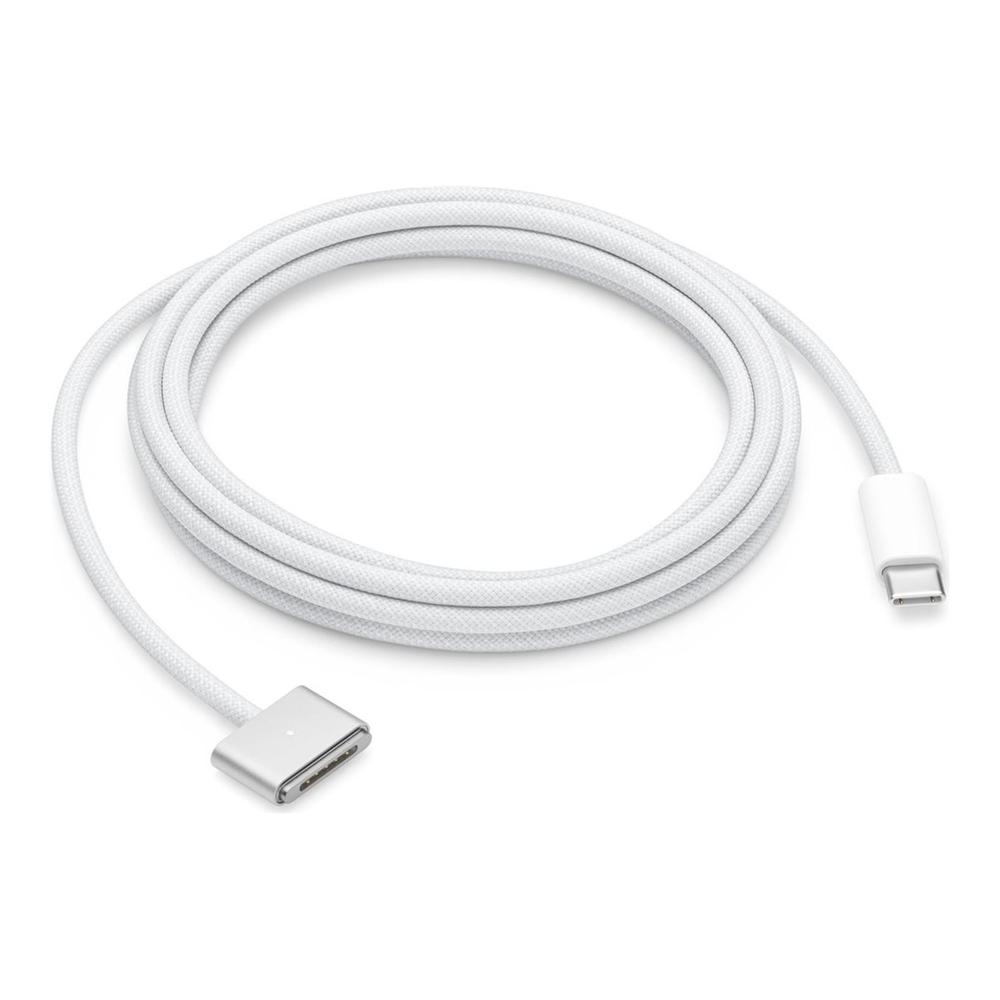 CABLE USB TIPO C A MAGSAFE 3 APPLE 2M/ MACHO-MACHO/ PLATA