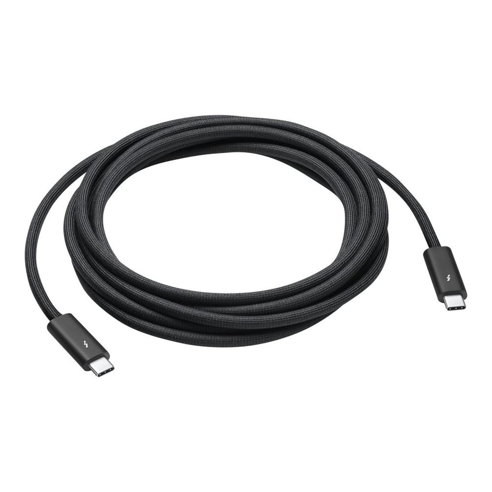 CABLE USB TIPO C APPLE 3M/ MACHO-MACHO/ NEGRO