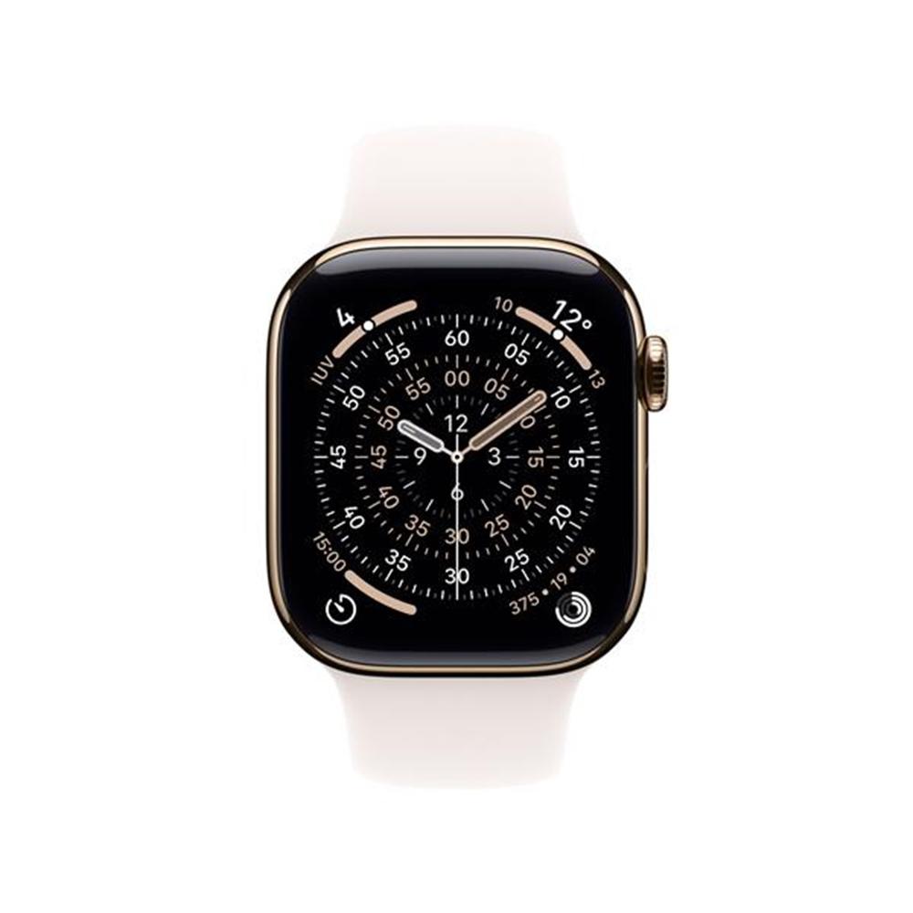 SMARTWATCH APPLE WATCH SERIES 11 GPS + CELLULAR 46MM GOLD TITANIUM CASE SPORT LOOP M/L