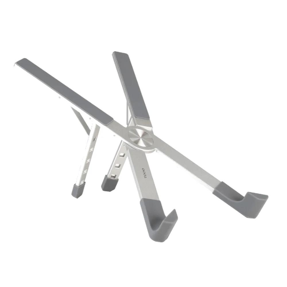 SOPORTE / BASE ELEVADOR TOOQ PARA PORTATIL 17" PLATA