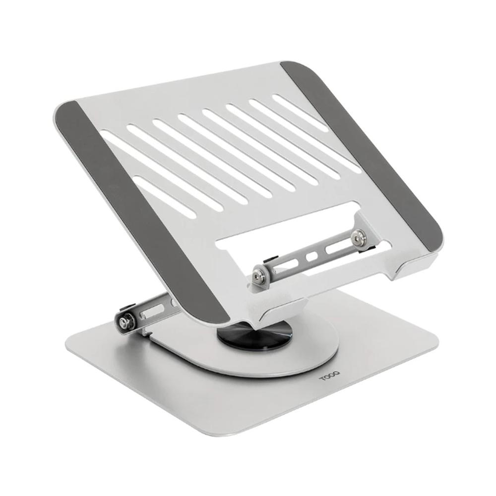 SOPORTE / BASE ELEVADOR TOOQ PARA PORTATIL 17" GRIS