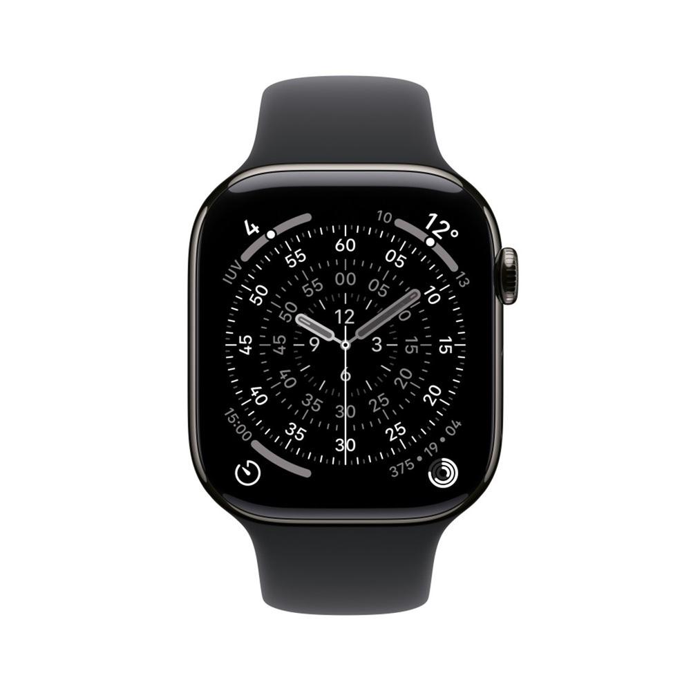 SMARTWATCH APPLE WATCH S11 GPS + CELLULAR 46MM NATURAL SLATE CASE BLACK SPORT BAND S/M