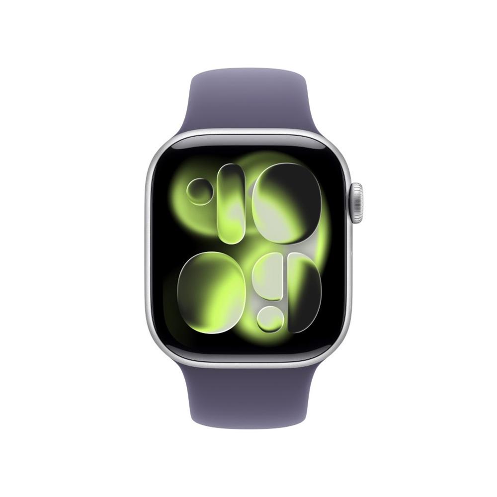 SMARTWATCH APPLE WATCH S11 GPS + CELLULAR 42MM SILVER ALUMINIUM CASE PURPLE FOG SPORT BAND S/M