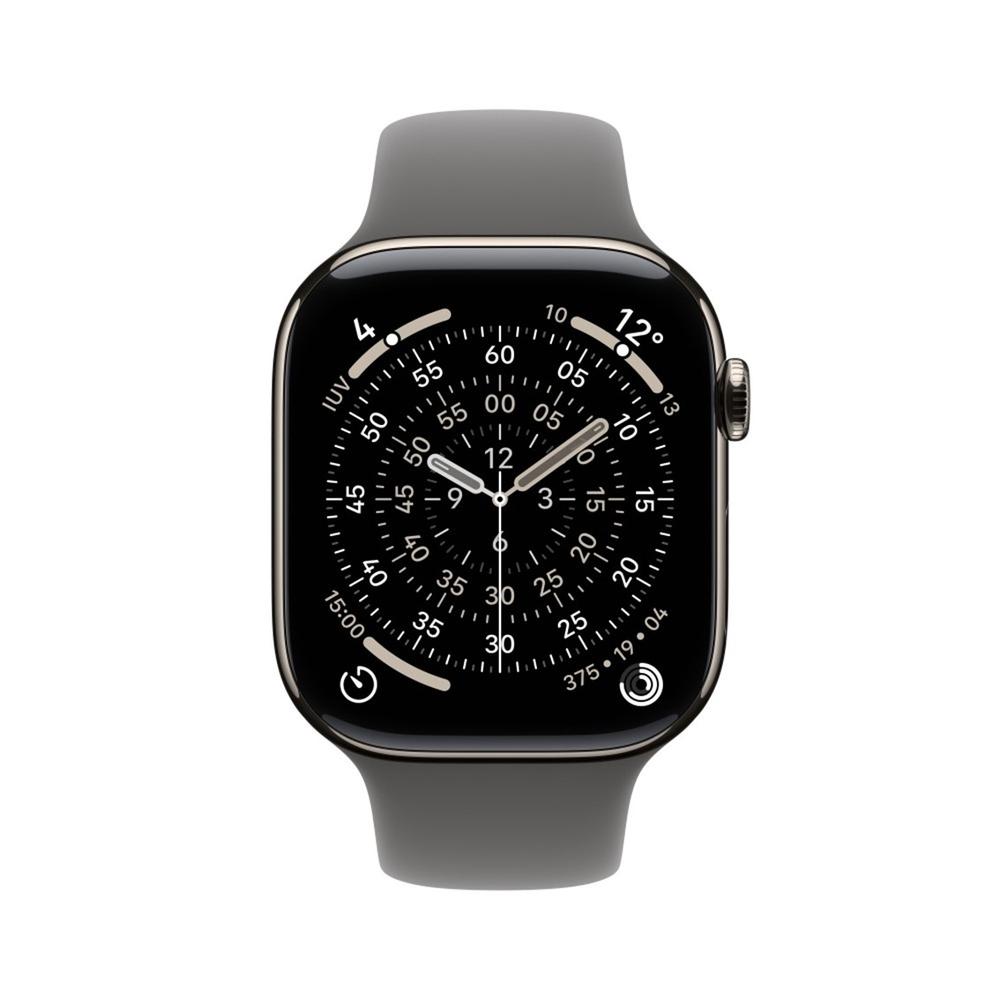 SMARTWATCH APPLE WATCH S11 GPS + CELLULAR 46MM NATURAL TITANIUM CASE STONE GREY SPORT BAND M/L