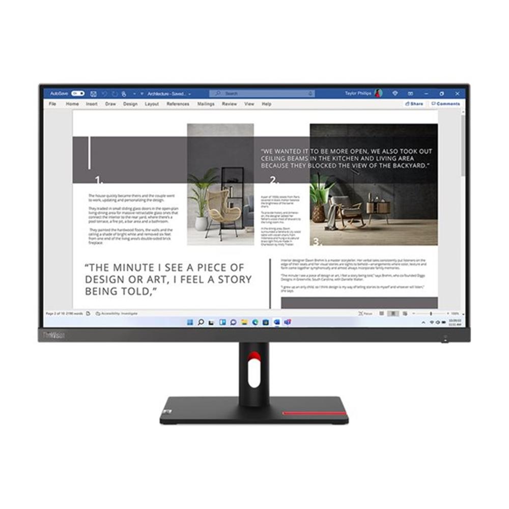 MONITOR LENOVO THINKVISION S27i-30 27" FHD 100HZ