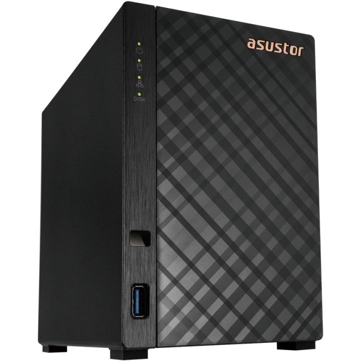 SERVIDOR NAS ASUSTOR DRIVESTOR 2 GEN2 AS1202T 2 BAHIAS 1GB GIGABIT ETHERNET