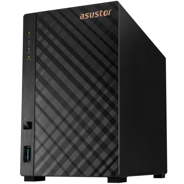 SERVIDOR NAS ASUSTOR DRIVESTOR 2 GEN2 AS1202T 2 BAHIAS 1GB GIGABIT ETHERNET