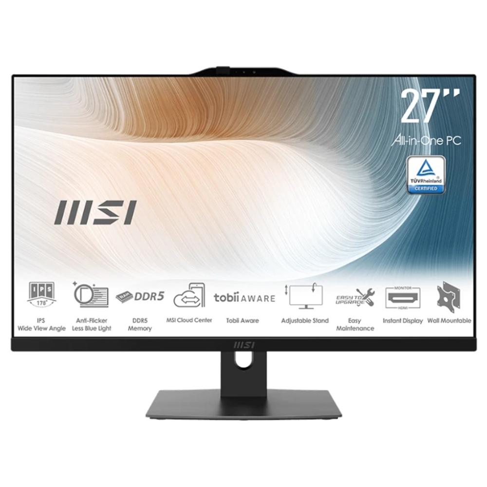 ORDENADOR ALL IN ONE MSI AM272P-893ES CORE 5-120U/ 16GB/ SSD 512GB/ 27" FHD/ W11P