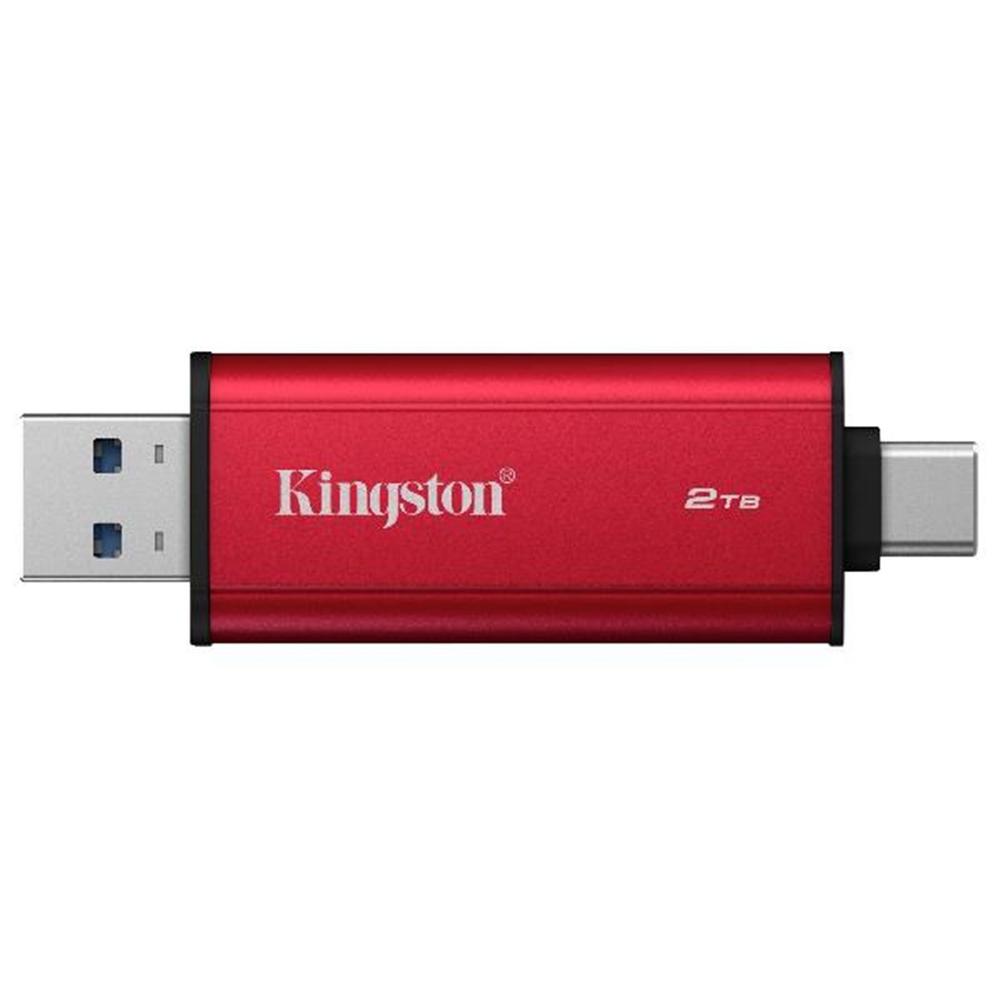 DISCO DURO EXTERNO SOLIDO SSD KINGSTON 2TB USB 3.2 / USB TIPO C