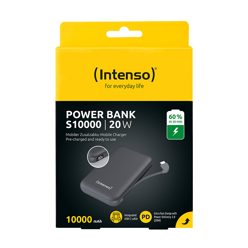 POWERBANK INTENSO S10000 10000 MAH GRIS 20W