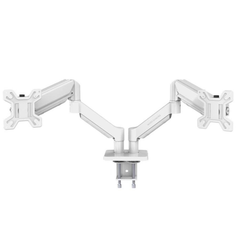SOPORTE DE MESA GAS MARS GAMING VESA HASTA 32" 100X100 MAX 10KG BLANCO